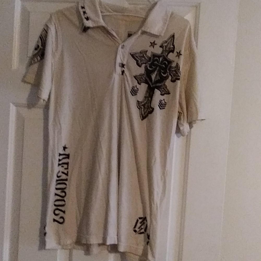 Afflection polo shirt
